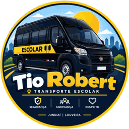 Logo da Van Escolar do Tio Robert